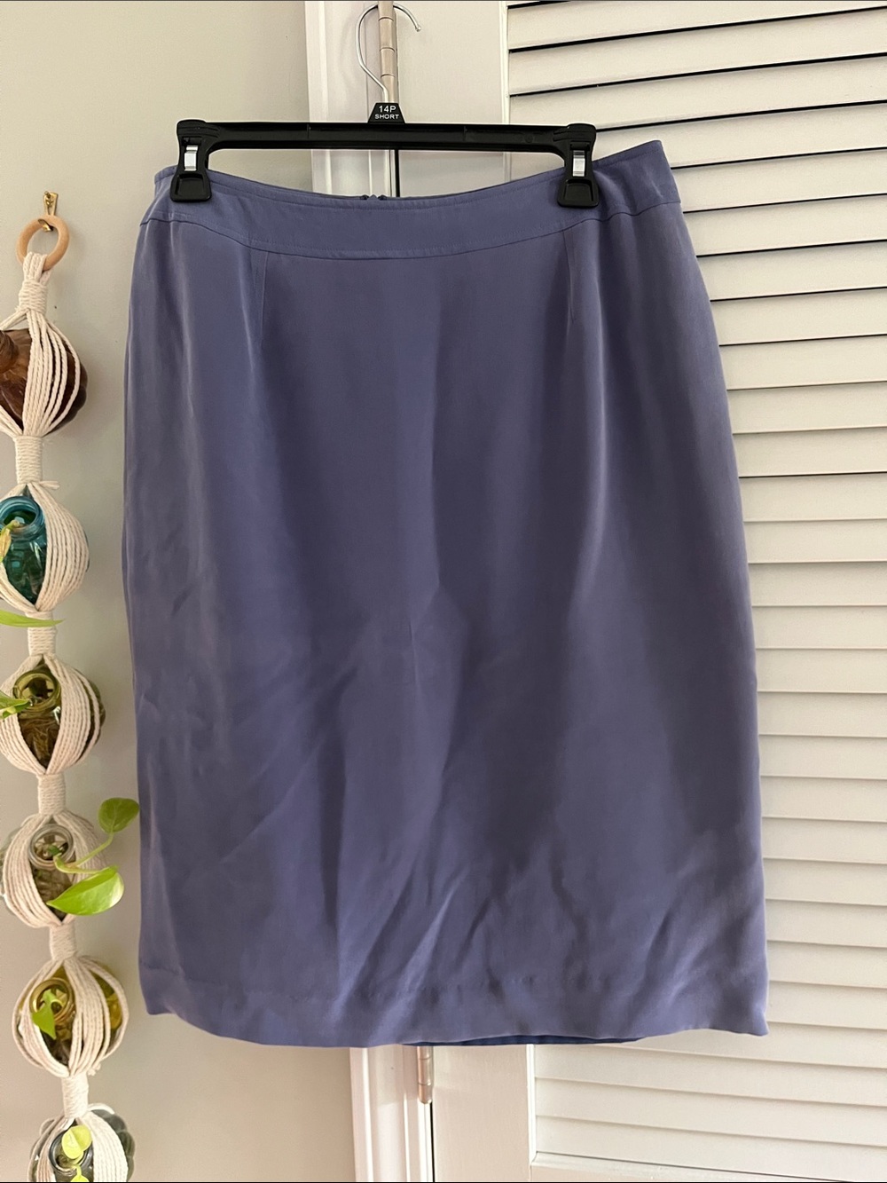 Classic Silk  Pencil Skirt by